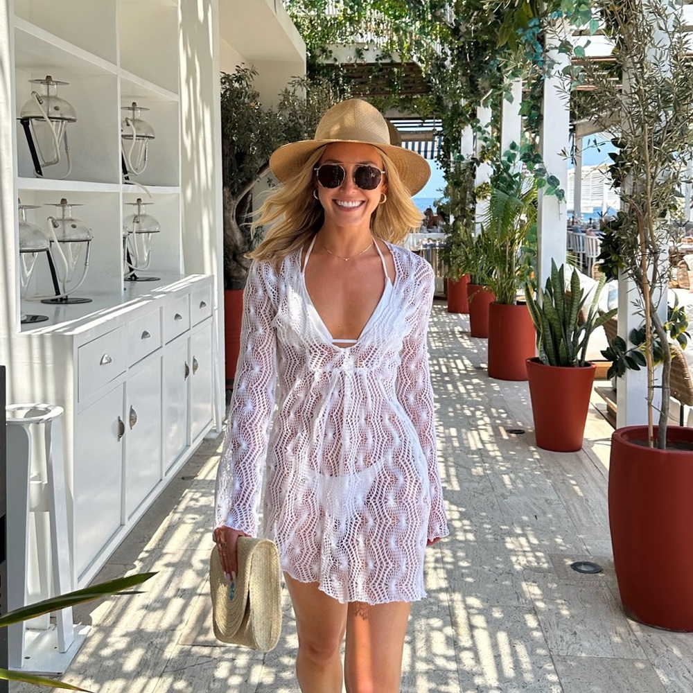 Alexis white cover up XS